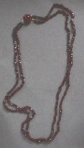 Victorian Double Row Garnet Beads. Victorian Double Row Garnet Beads.